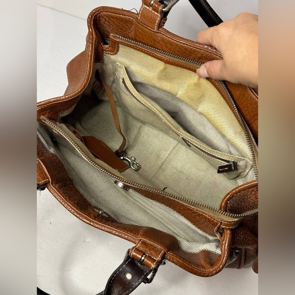 Dooney & Bourke All Weather Pebbled Leather Purse 3 section Bag - Picture 10 of 14